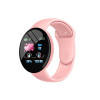 D18 Smartwatch με Παλμογράφο Ροζ