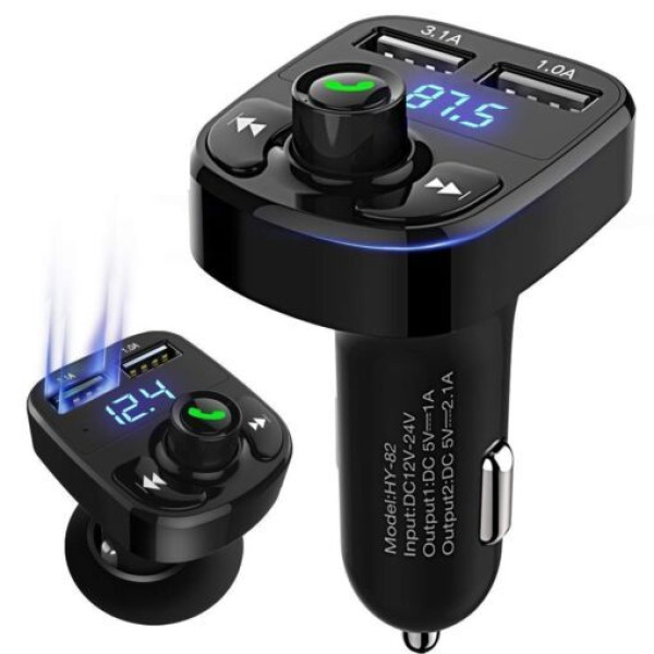 Charger - Car Transmitter CARX8 Mp3 Transmission / Bluetooth USB DQD-2203-111
