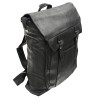 BAG BACKPACK LEATHER MOHICANS DR-2006 BLACK