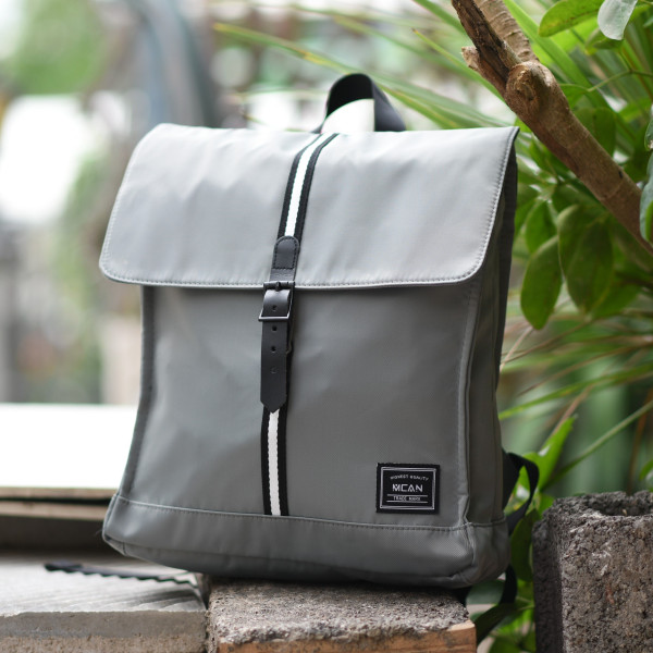 MEN'S BAG BACKPACK CANVAS MOHICANS DRM-2164.GRAY