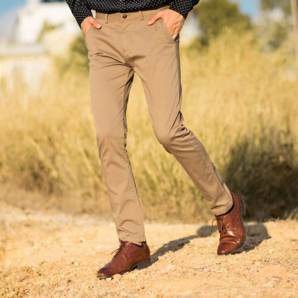 MEN'S TROUSERS CHINOS MOHICANS NFS801 BEIGE