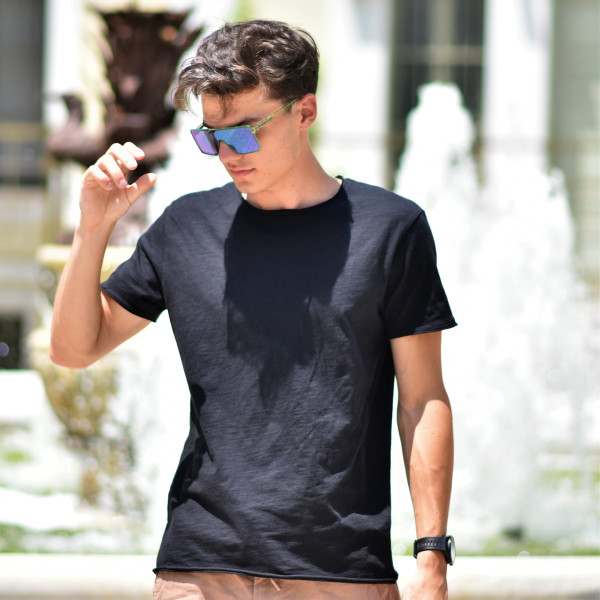 T-SHIRT COLOR MOHICANS DS231-1802 BLACK