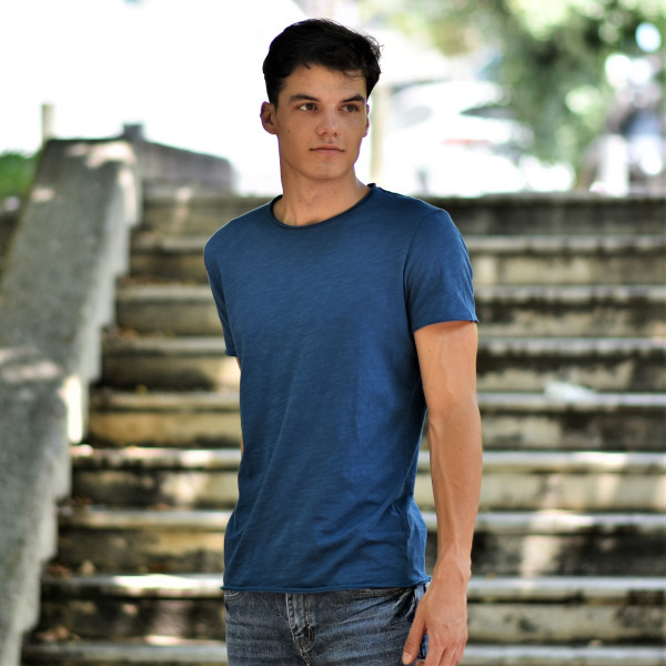 T-SHIRT COLOR MOHICANS DS231-1802 BLUE