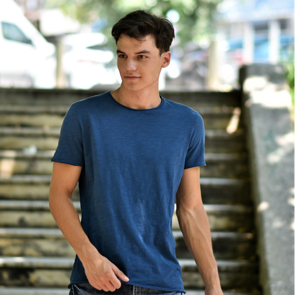 T-SHIRT COLOR MOHICANS DS231-1802 BLUE