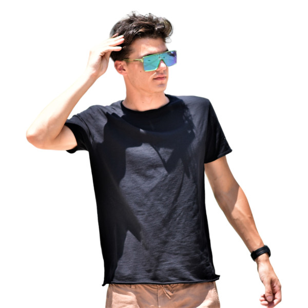 T-SHIRT COLOR MOHICANS DS231-1802 BLACK