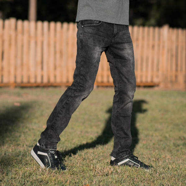 ΑΝΔΡΙΚΟ ΠΑΝΤΕΛΟΝΙ JEANS BLACK ΜΕ ΦΘΟΡΑ MOHICANS DS300 ΜΑΥΡΟ