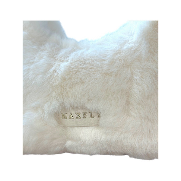 Women's fur shoulder and handbag Mohicans DW33 Beige