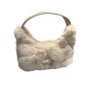 Women's fur shoulder and handbag Mohicans DW33 Dark Beige