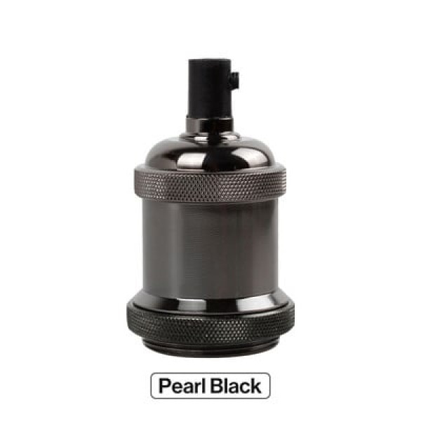 Modern Single Light Hanging Lamp with E27 DY-24 Black Lampshade