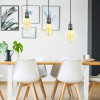Modern Single Light Hanging Lamp with E27 DY-24 Black Lampshade