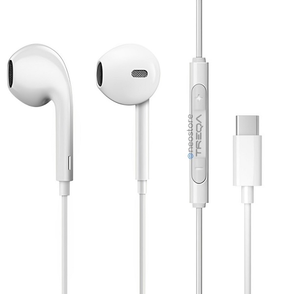 Ακουστικά Κινητού Handsfree Earpods με Βύσμα Type-c EP-8804 Λευκό