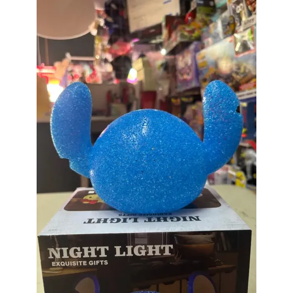 Επιτραπέζιο φωτιστικό Stitch Γαλάζιο Μπλε από καουτσούκ 8706-2 Μπλε