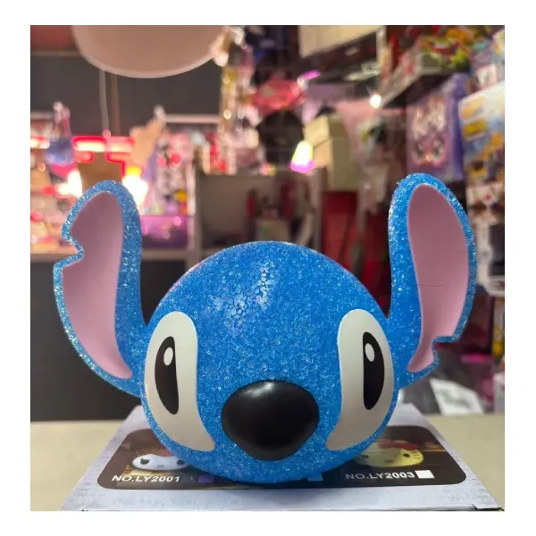 Επιτραπέζιο φωτιστικό Stitch Γαλάζιο Μπλε από καουτσούκ 8706-2 Μπλε