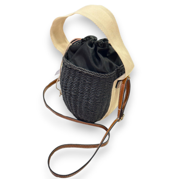 SHOULDER BAG MOHICANS WREATH F-01 BLACK