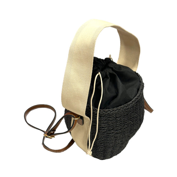SHOULDER BAG MOHICANS WREATH F-01 BLACK