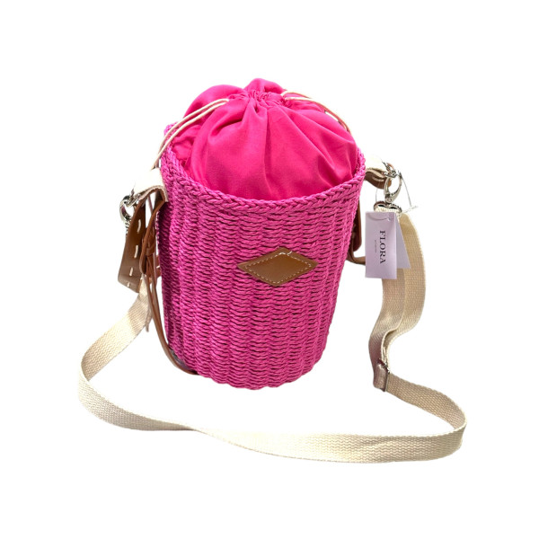 SHOULDER BAG MOHICANS WREATH F-02 FUCHSIA