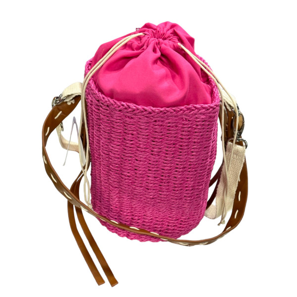 SHOULDER BAG MOHICANS WREATH F-02 FUCHSIA