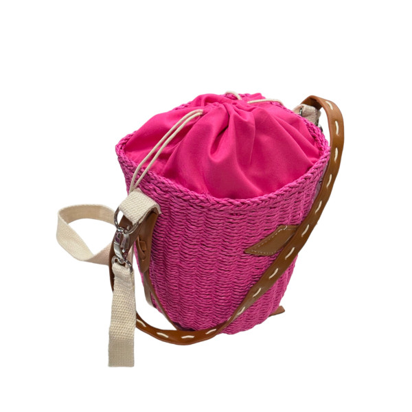SHOULDER BAG MOHICANS WREATH F-02 FUCHSIA