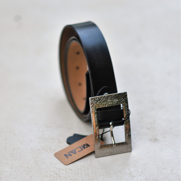 ΓΥΝΑΙΚΕΙΑ ΖΩΝΗ ΔΕΡΜΑΤΙΝΗ MOHICANS f-1952 ΜΑΥΡΟ