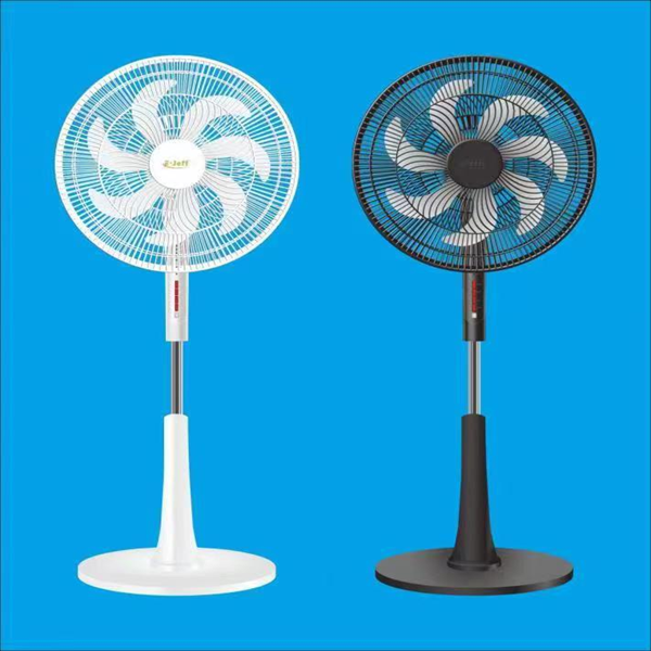 Ανεμιστήρας ορθοστάτης με ασύρματο τηλεκοντρόλ και 7 λεπίδες  18" F8 Λευκό/Μαύρο