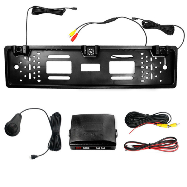 Σύστημα Παρκαρίσματος Αυτοκινήτου CTC-220S με Κάμερα / Buzzer και 2 Αισθητήρες 40mm Μαύρο