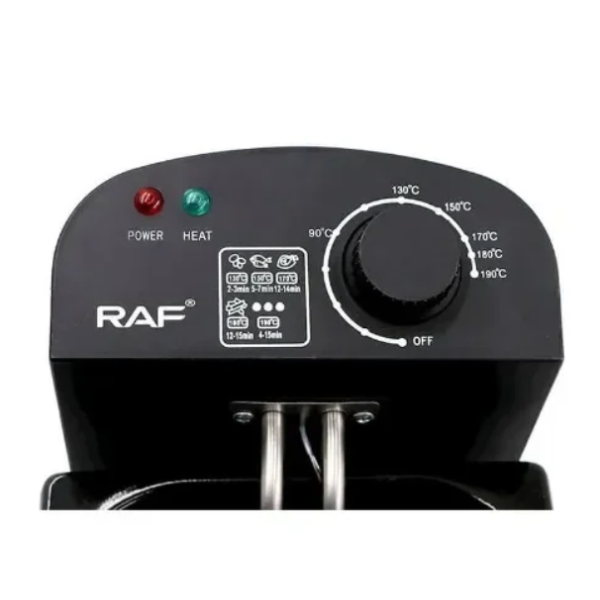 Φριτέζα Λαδιού με Αποσπώμενο Κάδο 2000W 3.5lt RAF R.5299 Ασημί