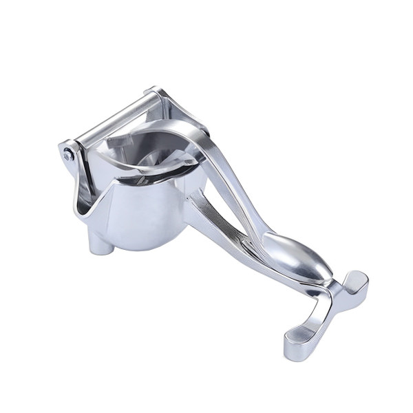 Πρέσα - Στίφτης Χειρός Λεμονιού - Πορτοκαλιού από Ανοξείδωτο Ατσάλι Ασημί