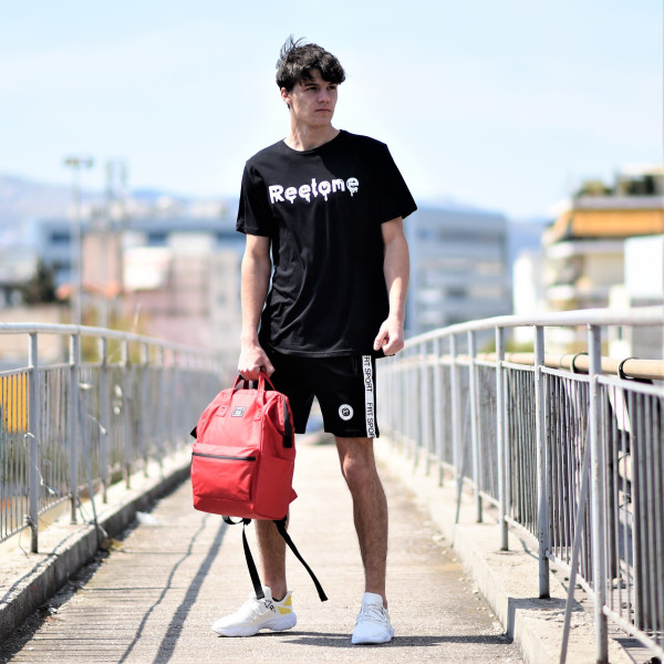 FT-301.BLACK ΑΝΔΡΙΚΗ ΒΕΡΜΟΥΔΑ MOHICANS