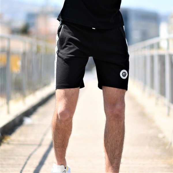 FT-301.BLACK ΑΝΔΡΙΚΗ ΒΕΡΜΟΥΔΑ MOHICANS