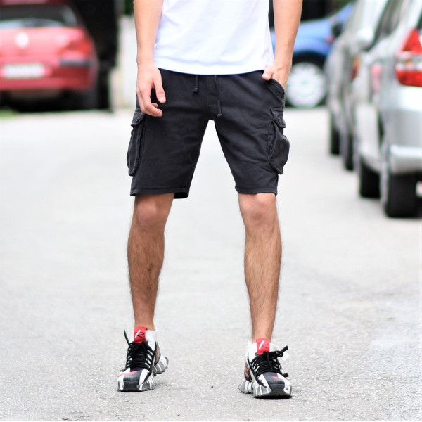 MEN'S SHORTS CARGO MOHICANS FT-310.BLACK