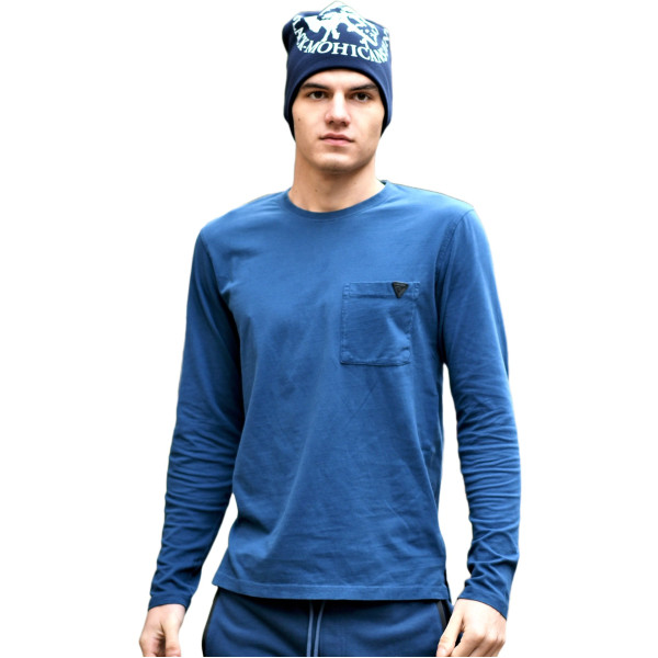 MEN T-SHIRT MOHICANS FT1025 INDIGO