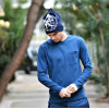 MEN T-SHIRT MOHICANS FT1025 INDIGO