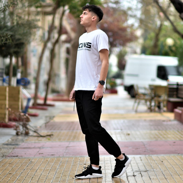 TROUSERS JOGGER MOHICANS FT222-402 BLACK