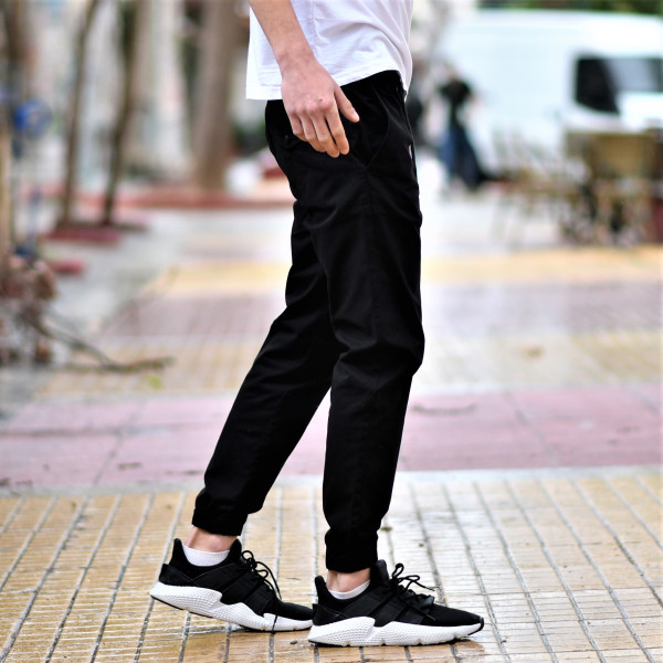 TROUSERS JOGGER MOHICANS FT222-402 BLACK