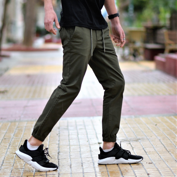 TROUSERS JOGGER MOHICANS FT222-402 KHAKI