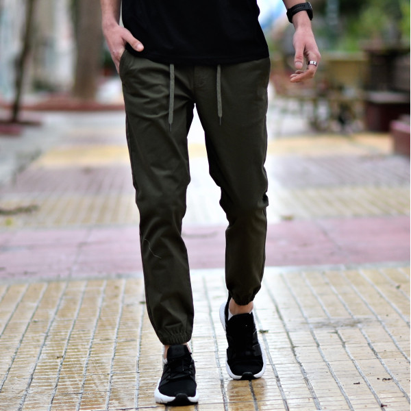 TROUSERS JOGGER MOHICANS FT222-402 KHAKI