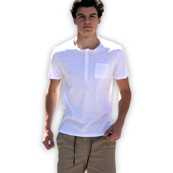 ΑΝΔΡΙΚΗ ΜΠΛΟΥΖΑ ΡΙΠ ΤΟΥ ΠΑΠΠΟΥ MOHICANS FT602.WHITE