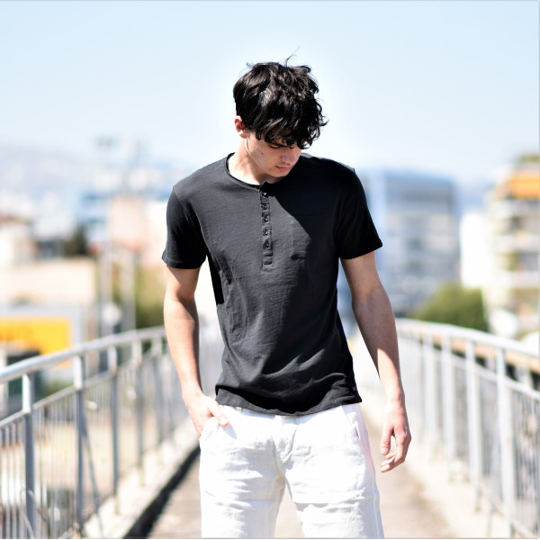 ΑΝΔΡΙΚΗ ΜΠΛΟΥΖΑ ΡΙΠ ΤΟΥ ΠΑΠΠΟΥ MOHICANS FT602.BLACK