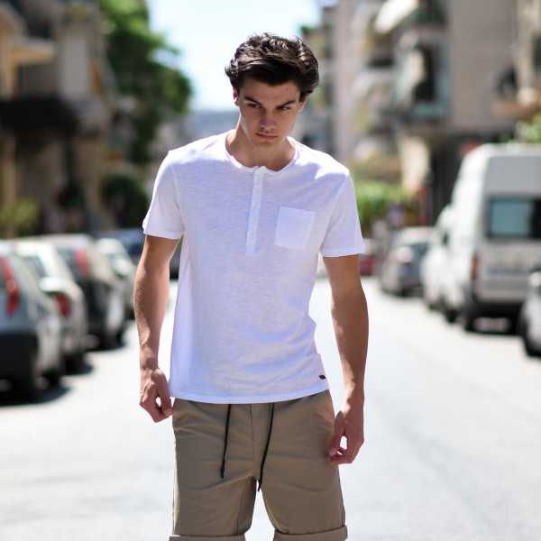 ΑΝΔΡΙΚΗ ΜΠΛΟΥΖΑ ΡΙΠ ΤΟΥ ΠΑΠΠΟΥ MOHICANS FT602.WHITE