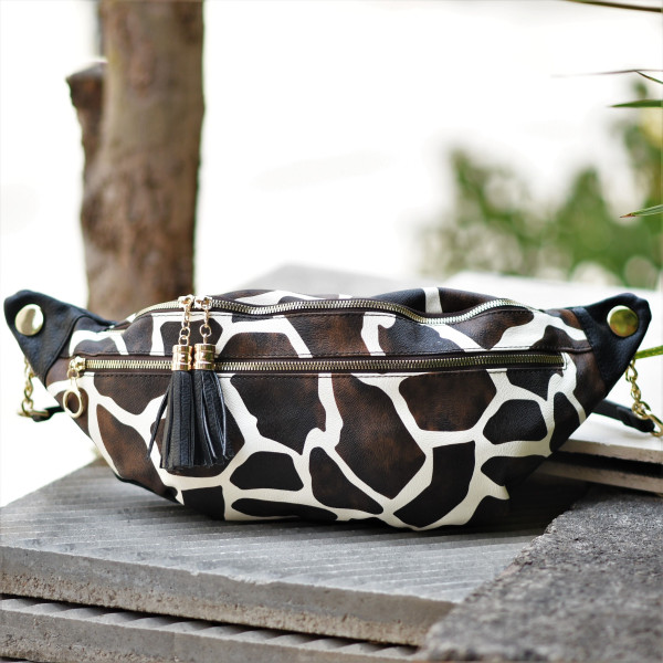 ΓΥΝΑΙΚΕΙΟ BUM BAG ΤΣΑΝΤΑΚΙ ΔΕΡΜΑΤΙΝΗ MOHICANS G159 ΚΑΜΗΛΟΠΑΡΔΑΛΗ