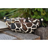 WOMEN'S BUM BAG PURSE LEATHER MOHICANS G159 GIRAFEE