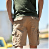 MEN'S BERMUDA CARGO MOHICANS GB-300 BEIGE