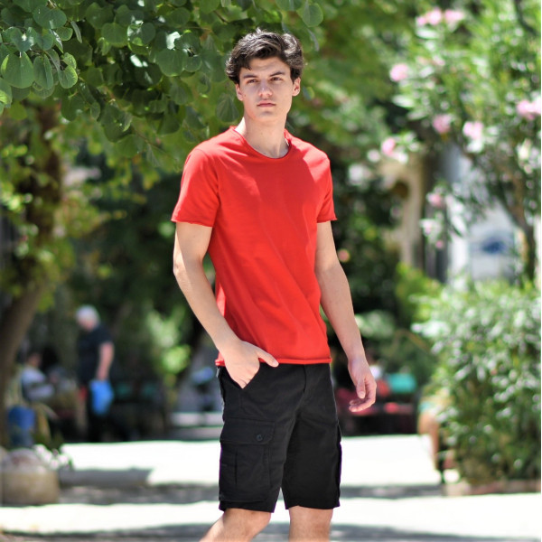 MEN'S BERMUDA CARGO MOHICANS GB300 BLACK