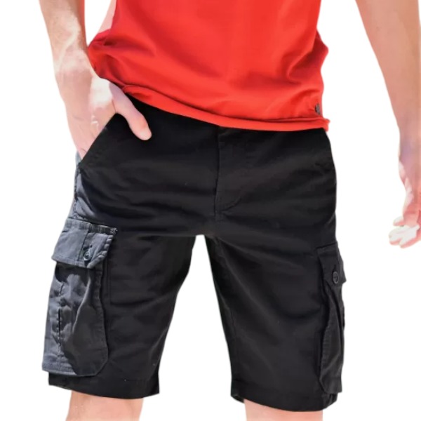 MEN'S BERMUDA CARGO MOHICANS GB300 BLACK