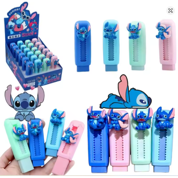 Γόμα Disney Stitch καθαρά χωρίς σημάδια 23957-7-1 Ροζ