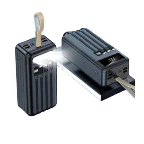 POWER BANK 60000mAh ME ΦΑΚΟ 4 ΘΥΡΕΣ USB-A ΚΑΙ ΘΥΡΑ USB-C GP860.ΜΑΥΡΟ