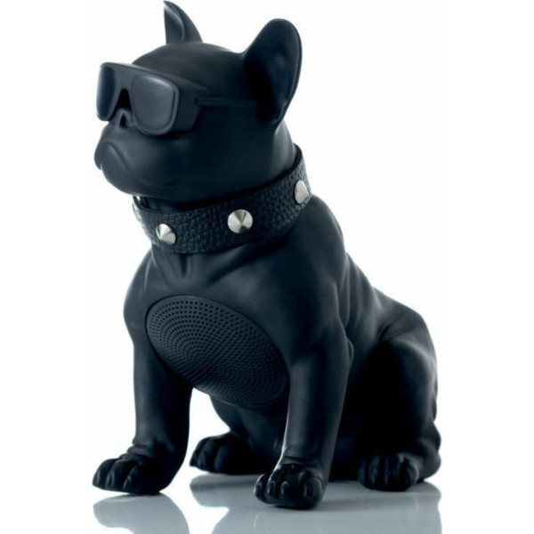 H-M10 Bulldog Head Rotatable Ηχείο Bluetooth 5W με Διάρκεια Μπαταρίας έως 6 ώρες 20 cm Μαύρο