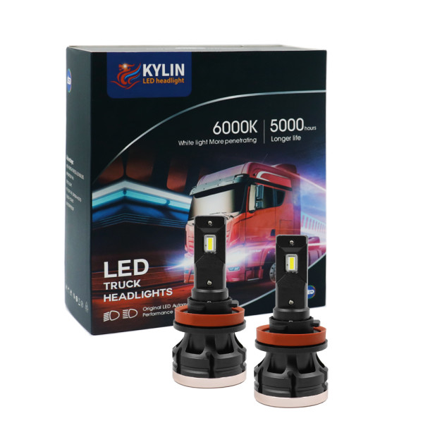 Led Λάμπες Αυτοκινήτου - Φορτηγού H8/Η9/Η11 12V-24V CANBUS 80W 6500K 8000LM 2 X 40W D9K-H11