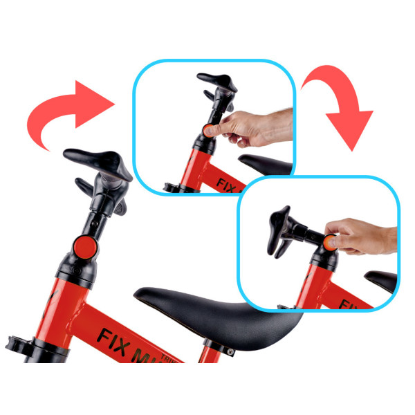 Παιδικό Τρίκυκλο Ποδήλατο Πτυσσόμενο 4 Trike για 1-5 Ετών HB003-3 Κόκκινο