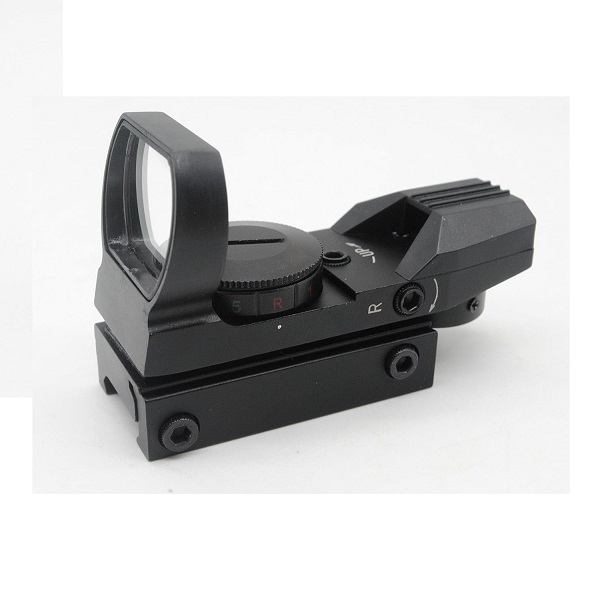 Ολογραφικό αντανακλαστικό σκόπευτρο πράσινης/κόκκινης κουκίδας HD101 Μαύρο